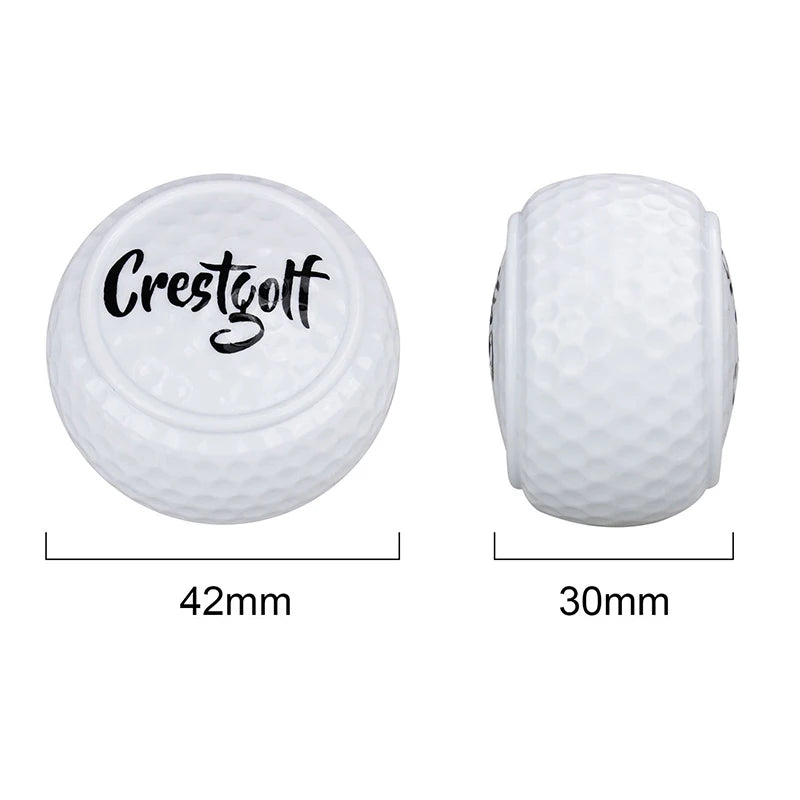 Flat Golf Training Ball – Two-Layer Practice Ball for Swing Golf Training Ball Axl