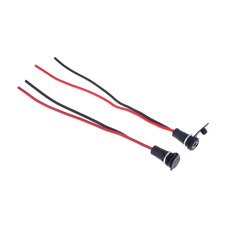 DC Power Female Connector 5.5×2.1 & 5.5×2.5mm Socket with Cable DC Power Connector Axl