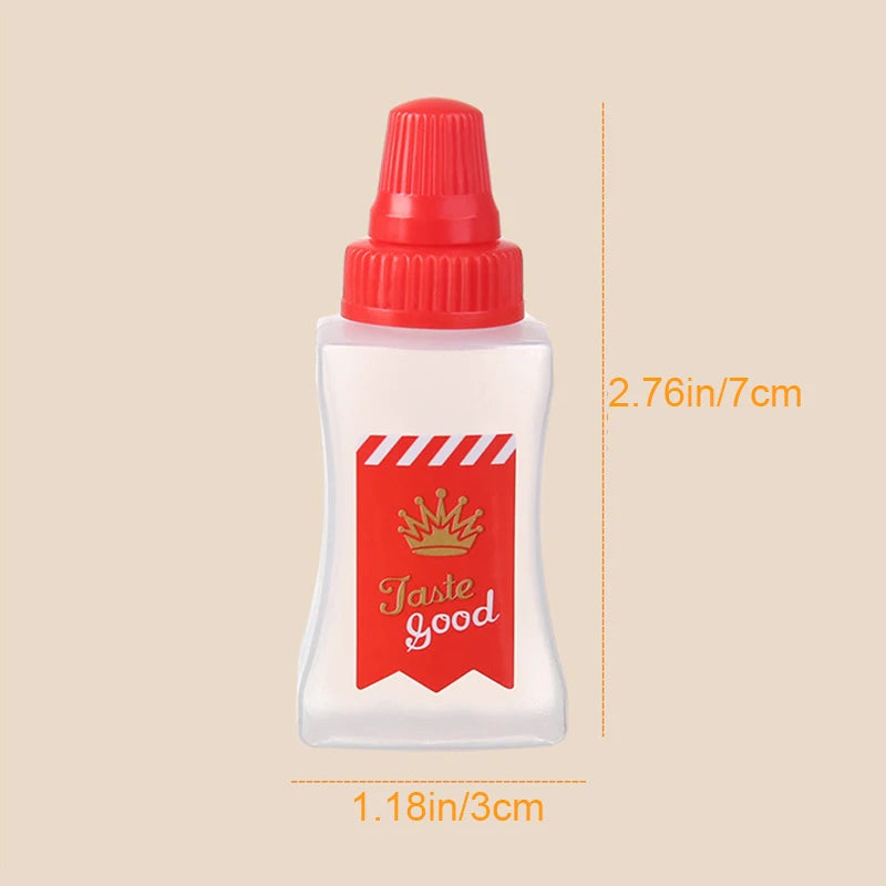 2-Pack Mini Squeeze Sauce Bottles – Portable Condiment Containers Condiment Bottle Set Axl