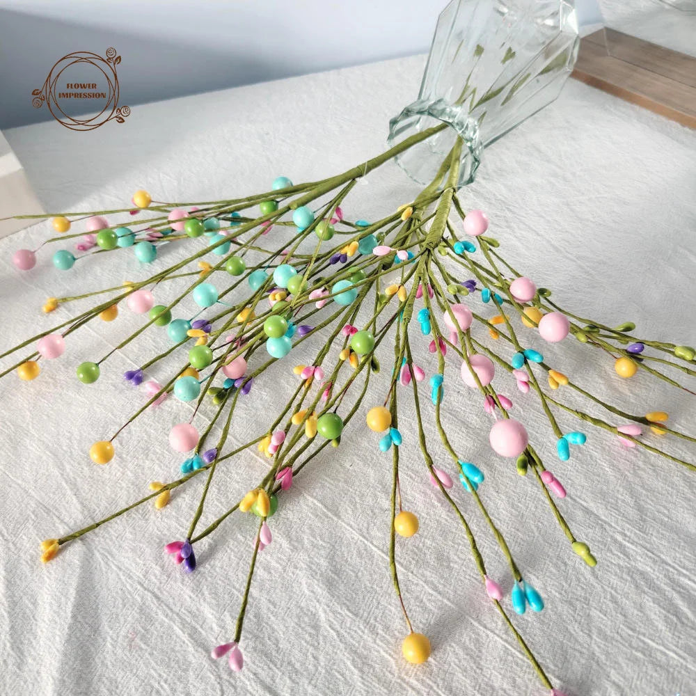 Faux Berry Stems – Artificial Easter Sprays for Wreaths & Decor Artificial Berry Stems Axl