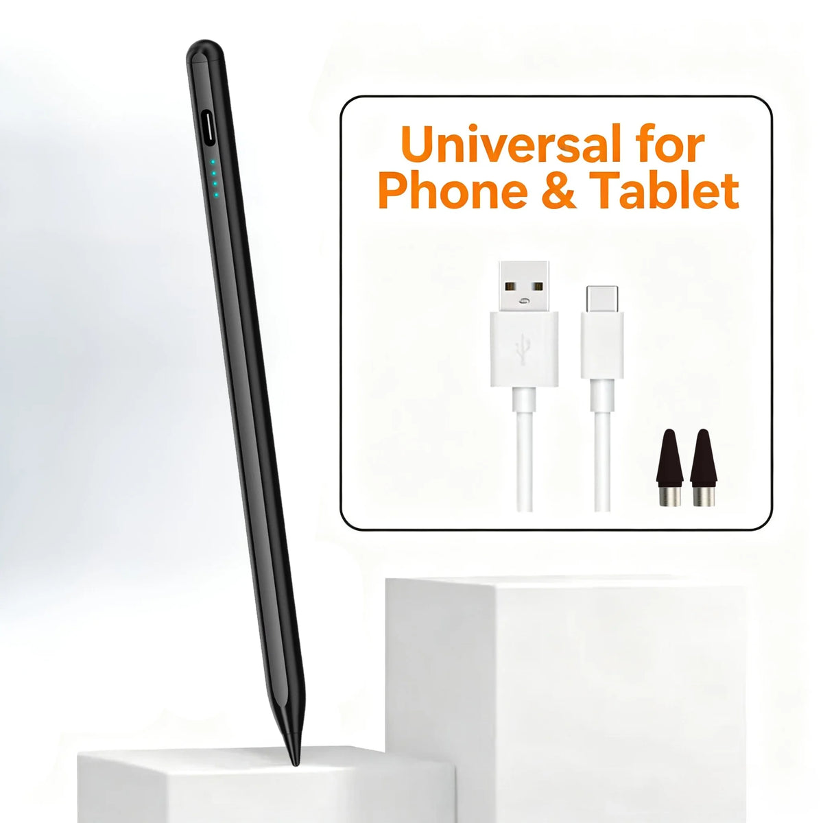 Universal Stylus Pen – Android, iOS & Windows Tablets Touchscreen Stylus Pen Axl ZP4-black