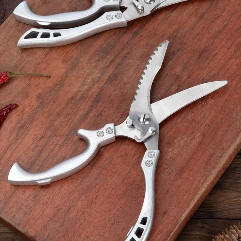 Multifunctional Stainless Steel Kitchen Scissors | Meat & Bone Kitchen Scissors Axl