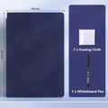 A5 Leather Reusable Whiteboard Notebook with Pen & Eraser Reusable Whiteboard Notebook Axl 03