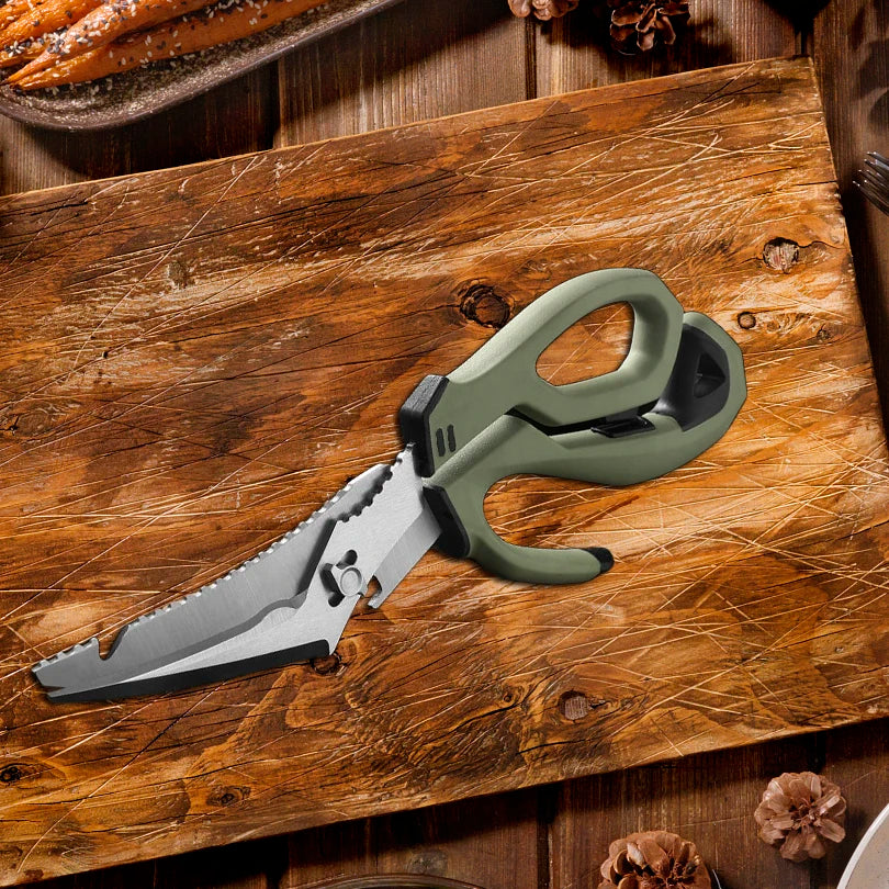 Multi-Function Stainless Steel Kitchen & Fishing Scissors Kitchen Scissors Axl