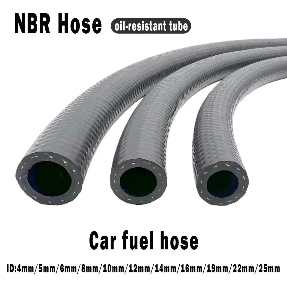 NBR Oil Resistant Fuel Line Hose 4–14mm ID | Car, Moto, Truck Fuel Line Hose Axl