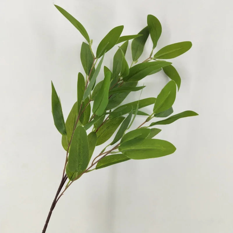 Artificial Green Leaf Stem – Fake Foliage Branch for Floral Decor Artificial Foliage Stem Axl