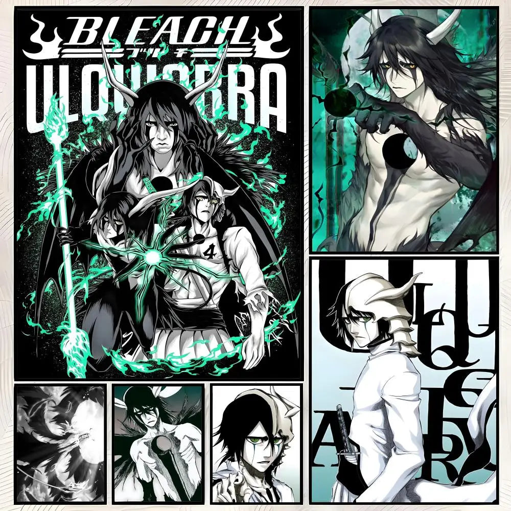 Ulquiorra Cifer Anime Poster – Self-Stick HD Waterproof Wall Art Anime Wall Poster Axl
