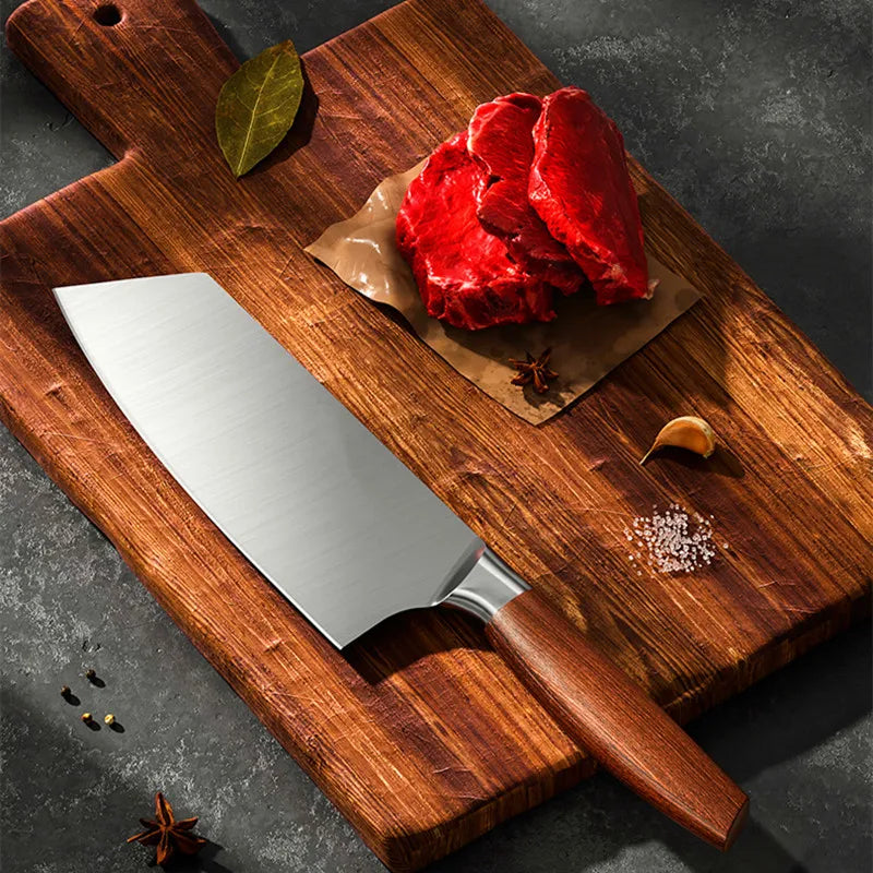 4-Piece Kitchen Knife Set – Chef, Cleaver & Slicing Knives Kitchen Knife Set Axl