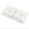 8-Cavity Heart Silicone Mold – Cake, Mousse & Chocolate Silicone Baking Mold Axl A