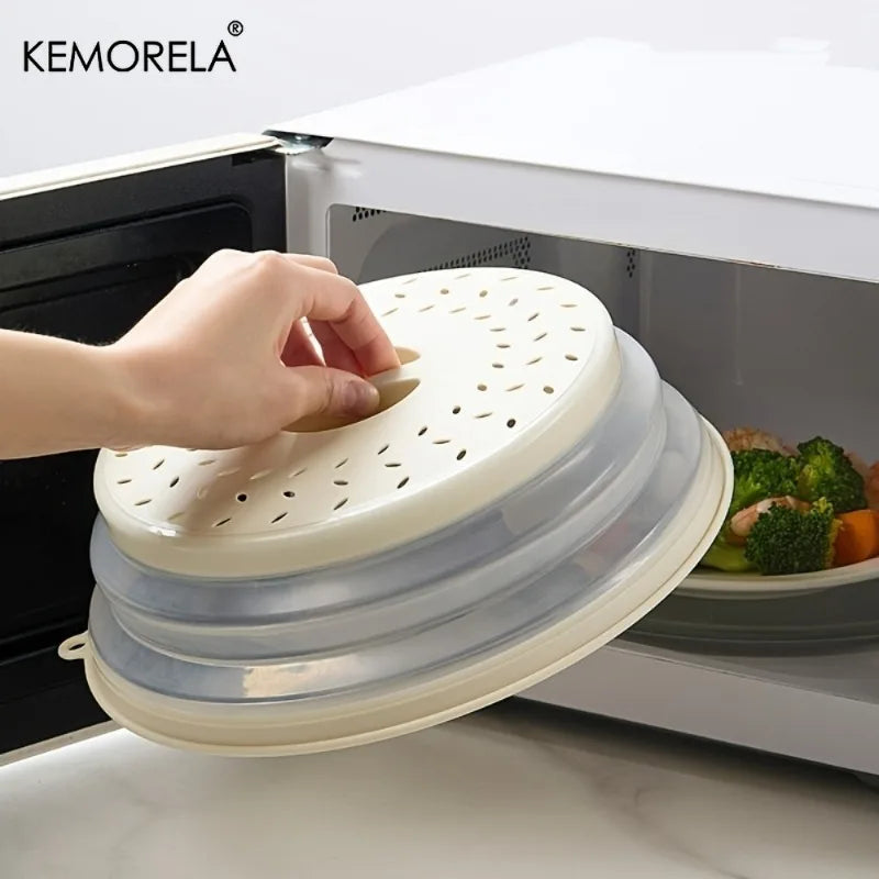 Microwave Splash Cover – Foldable, Retractable & Dishwasher Safe Microwave Splash Cover Axl