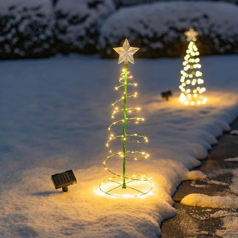 Solar LED Christmas Tree Light – Outdoor Waterproof Garden Decor Solar Christmas Light Axl