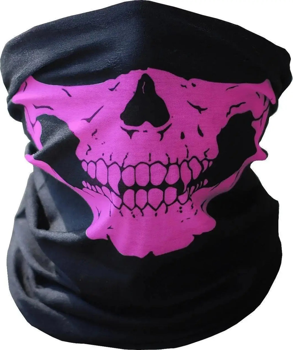 Skull Neck Gaiter Balaclava – Seamless Multifunctional Turban Neck Gaiter Mask Axl