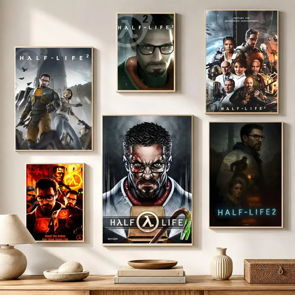 Half-Life Game Poster Waterproof PVC Wall Sticker | Home Décor Wall Sticker Axl