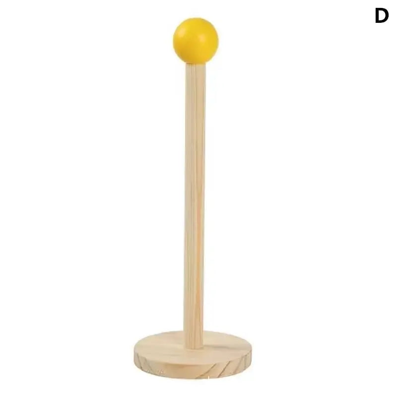 Wood Freestanding Tissue Roll Holder – No Drill, Anti-Slip Tissue Roll Holder Axl D