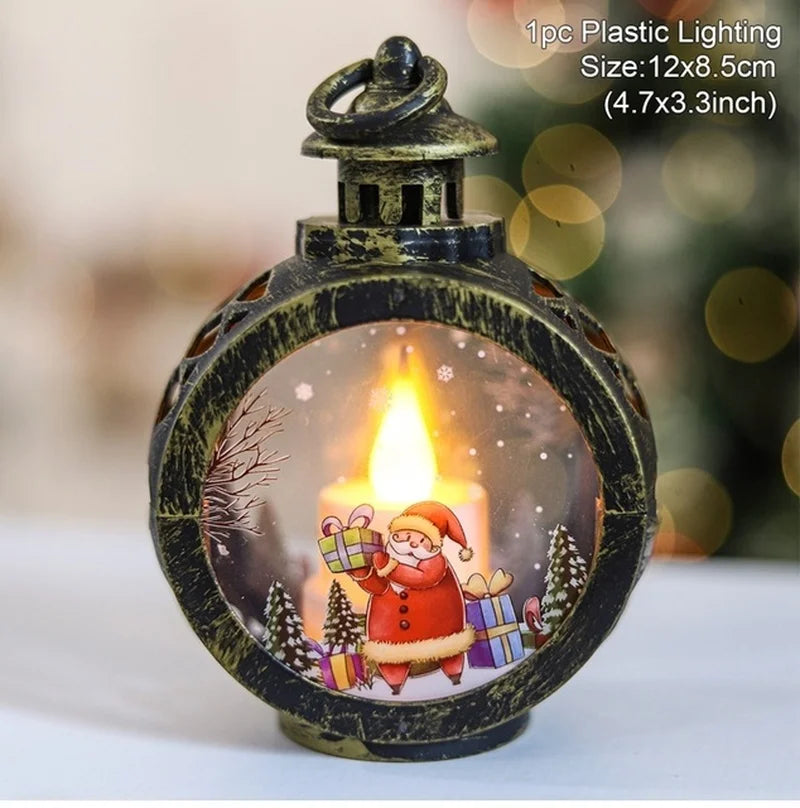 Christmas Round Wind Light – Festive Home Decor Ornament Christmas Decoration Axl