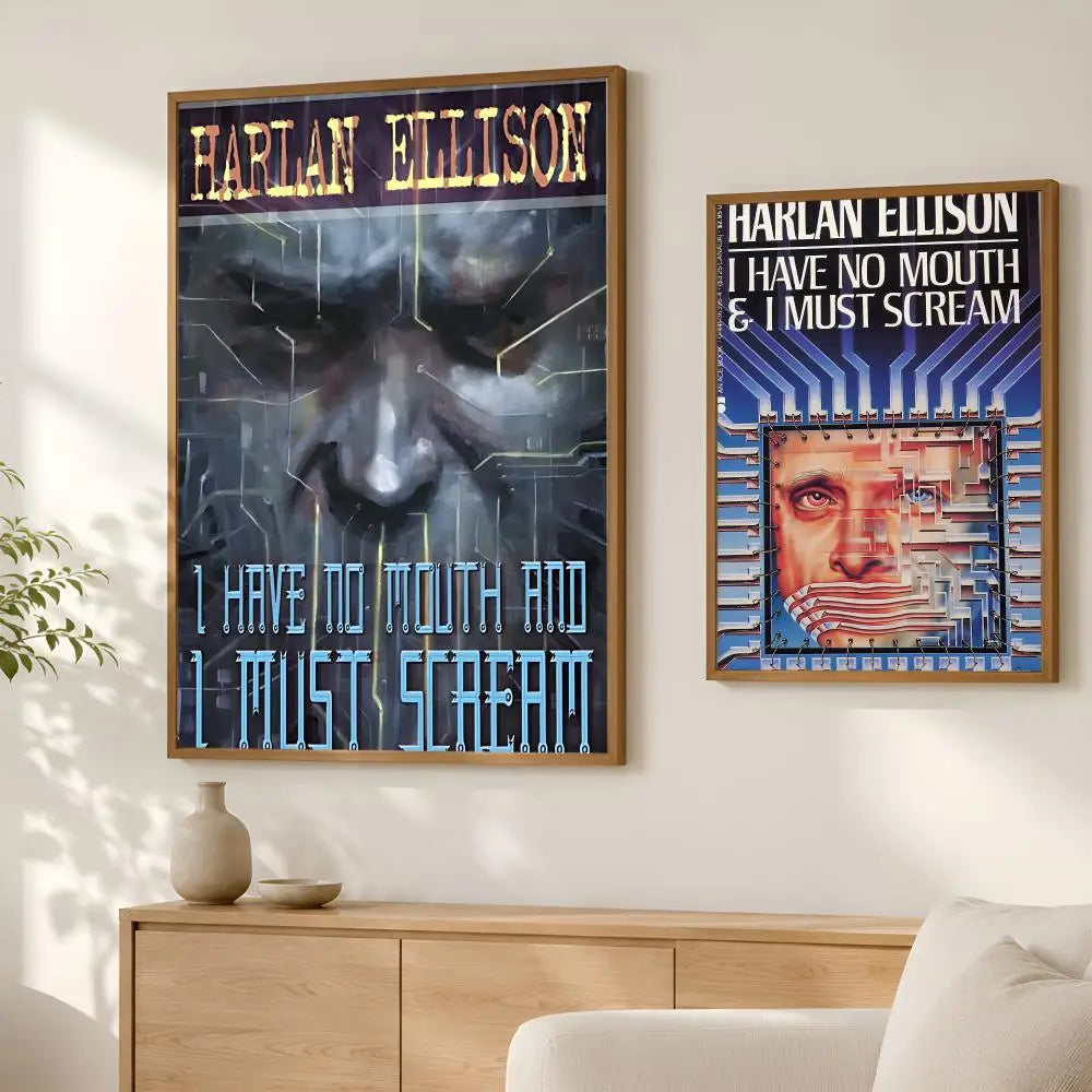 I Have No Mouth and I Must Scream Poster – Self-Stick Wall Art Wall Art Poster Axl