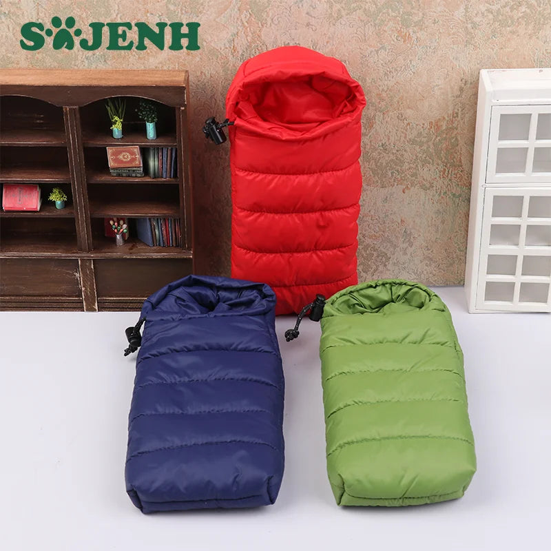 Miniature Dollhouse Sleeping Bag – Camping Scene Accessory Dollhouse Accessory Axl