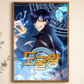 Tomb Raider King Manhwa PVC Wall Poster – Peel & Stick HD Wall Poster Axl White01 40X50cmNoframe