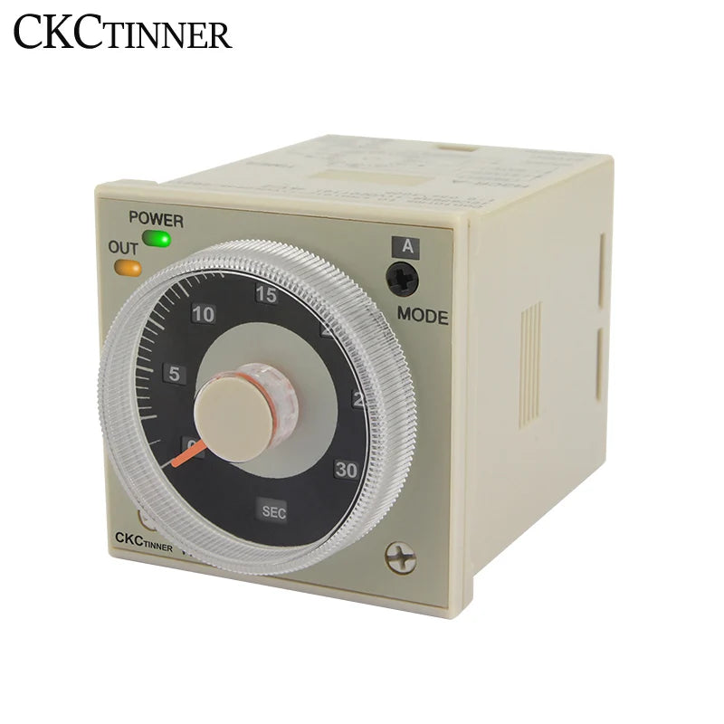 H3CR-A Cycle Time Relay AC100-240V 11-Pin + PF113A Socket Timer Relay Axl 100-240VAC