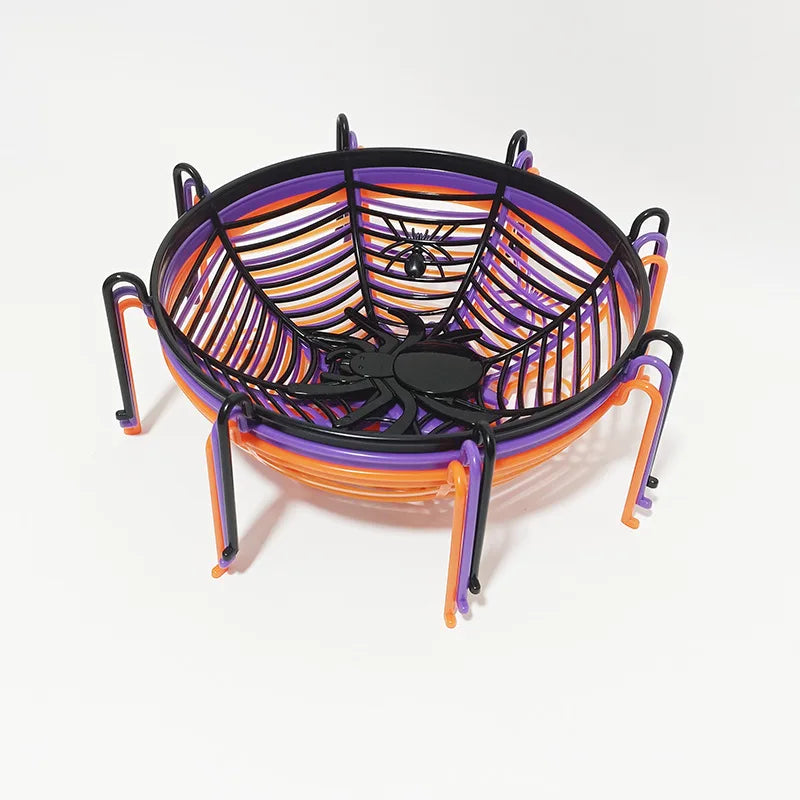 Halloween Spider Web Bowl – Candy Basket & Party Decor Halloween Candy Bowl Axl