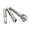 3-Piece HSS Countersink Bit Set – Chamfer & Deburring Drill Countersink Drill Bits Axl 3pcs