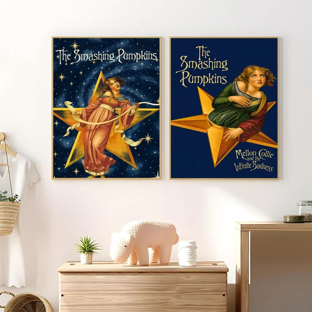 Smashing Pumpkins Poster – HD Waterproof PVC Wall Sticker Wall Sticker Poster Axl
