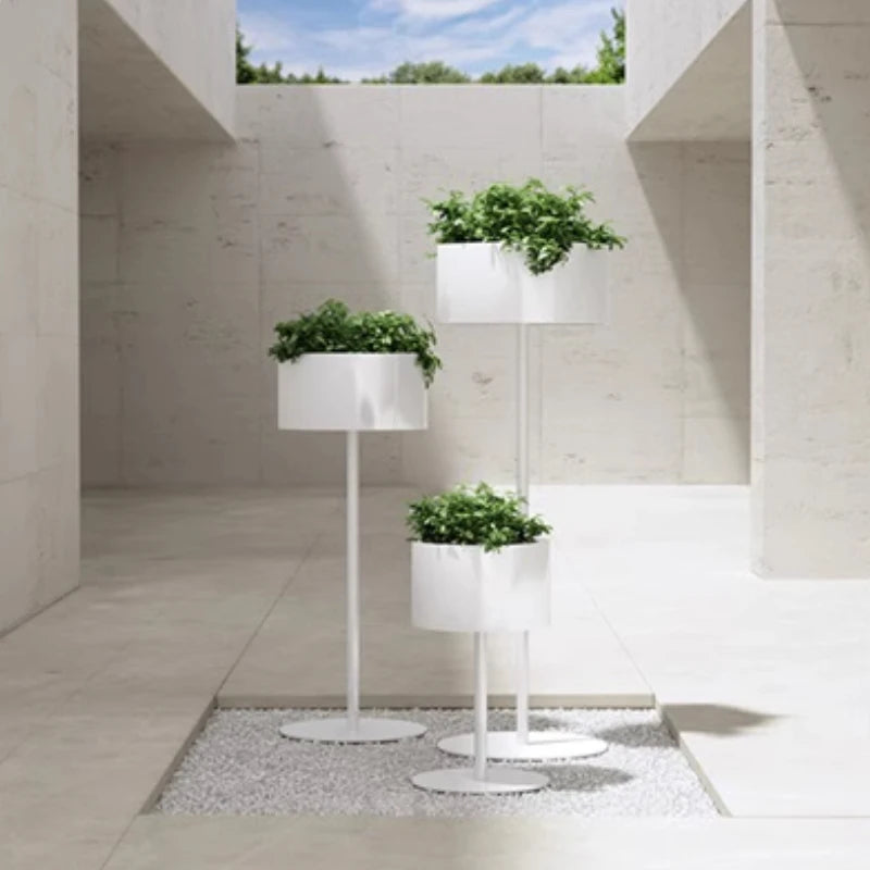 Nordic Iron Plant Shelf | Modern Flower Pot Stand – S/M/L Iron Plant Stand Axl