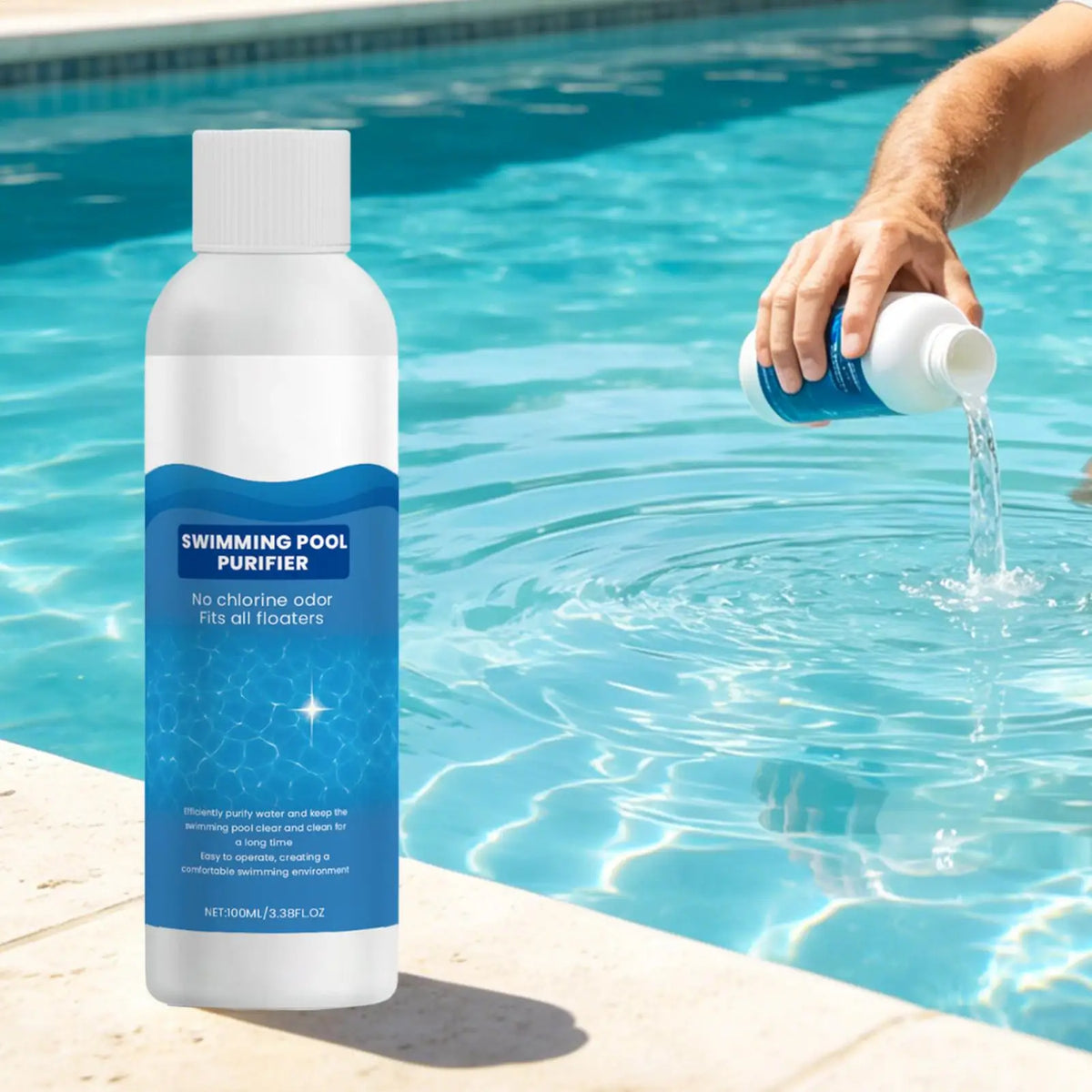 Pool Water Clarifier Liquid – Fast-Dissolving Pool Cleaner Pool Clarifier Axl