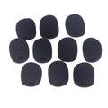 10-Pack Motorcycle Helmet Bluetooth Headset Mic Sponge Cover Mic Windscreen Cover Axl 1Set
