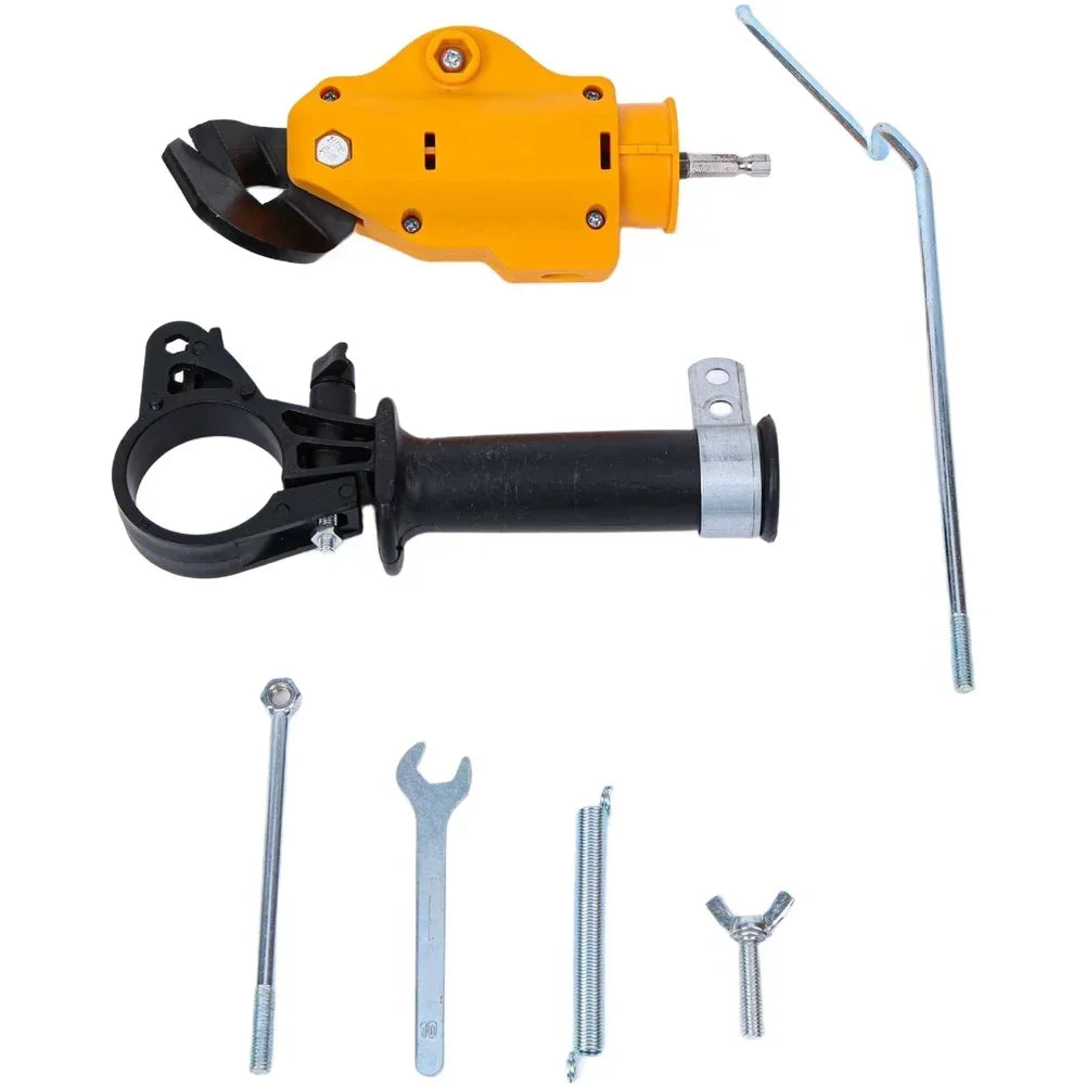 Drill-to-Shear Attachment – Electric Drill Sheet Metal Cutter Drill Shear Attachment Axl