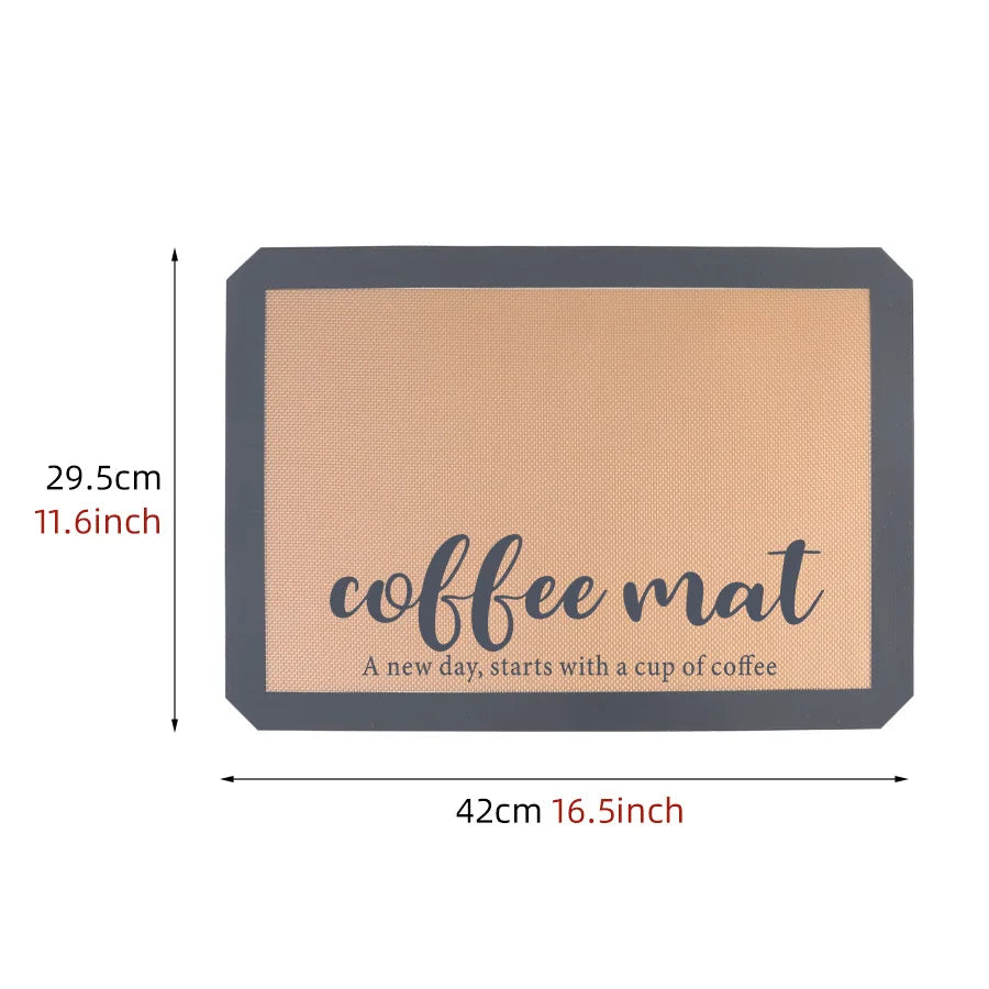 Silicone Coffee Mat – Bar Mat for Countertops & Coffee Makers Kitchen Counter Mat Axl