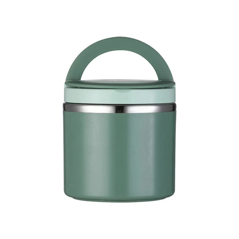 KEMORELA 304 Stainless Steel Insulated Lunch Jar 630/1000ml Thermal Lunch Jar Axl army green 1000ml