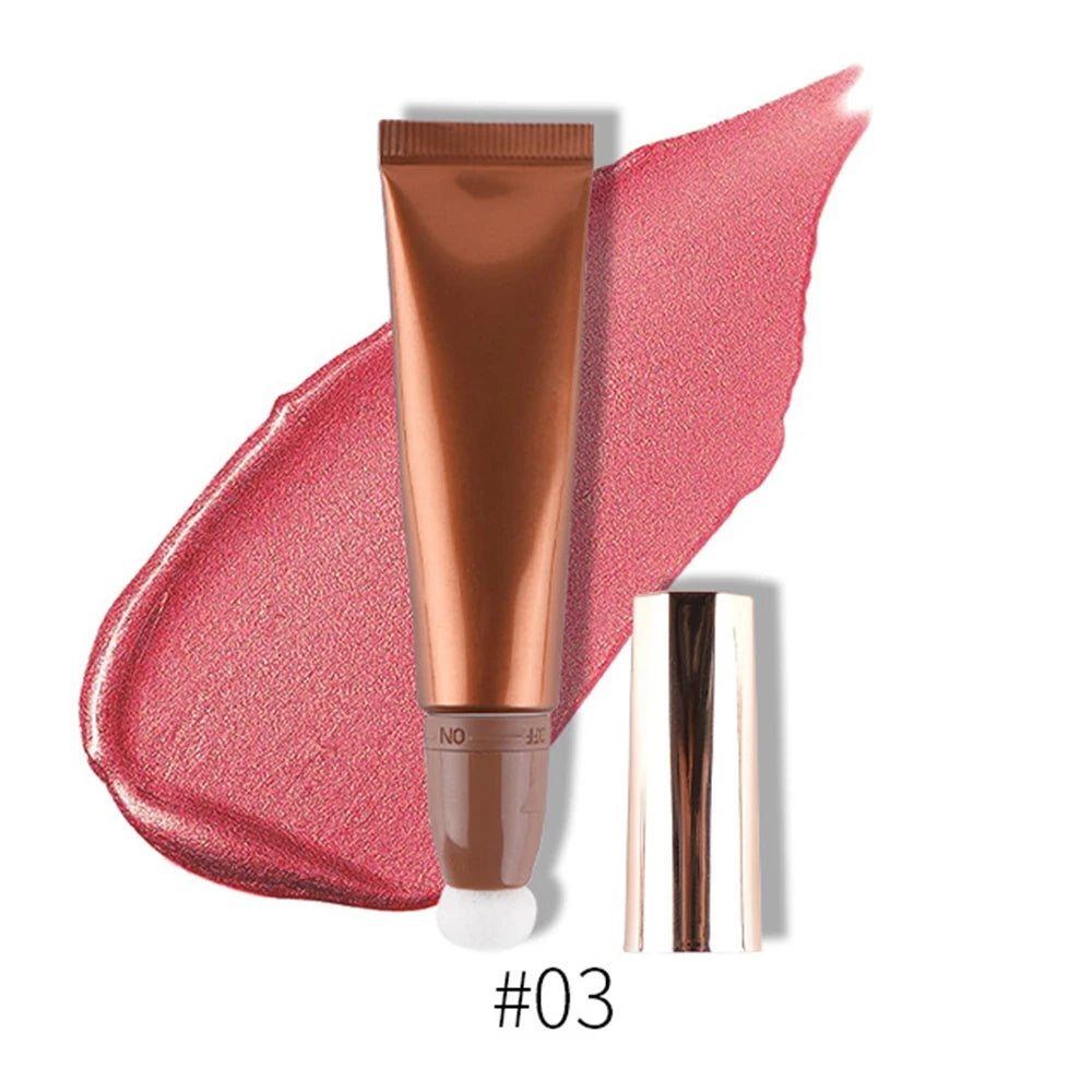 Vegan Liquid Highlighter – Pearlescent Shimmer & Bronzer Liquid Highlighter Axl 03 10pcs with logo