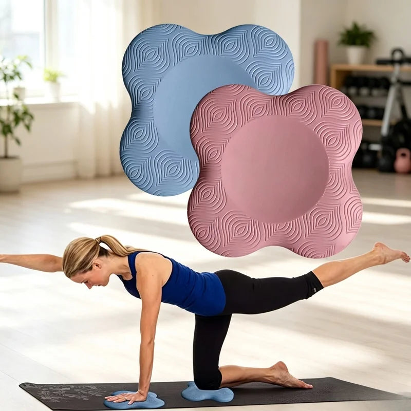 2-Pack Thick Yoga Knee & Elbow Pads – Non-Slip Cushions Yoga Support Pads Axl