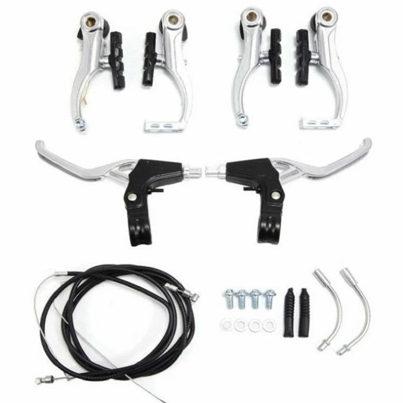 Aluminum Alloy Front & Rear V Brake Set – Mountain Bike Bicycle Brake Set Axl