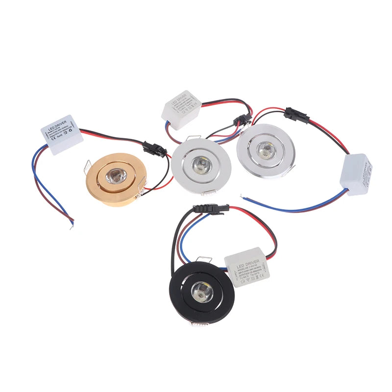 Mini LED Recessed Downlight 1W 3W Dimmable Ceiling Spot Light LED Recessed Downlight Axl