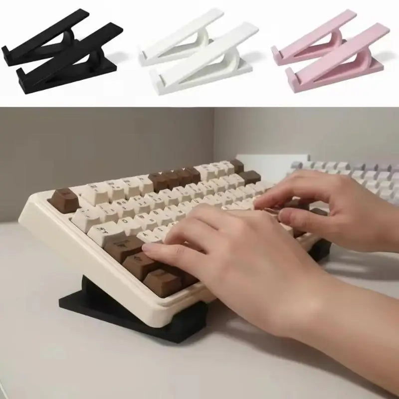 Portable Keyboard Riser Stand – Elevated Angle Lift (1 Pair) Keyboard Riser Stand Axl