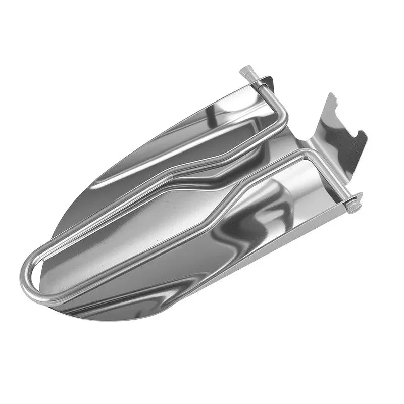 Folding Stainless Steel Garden Shovel – Portable Planting Tool Folding Garden Shovel Axl Silver-1PCS