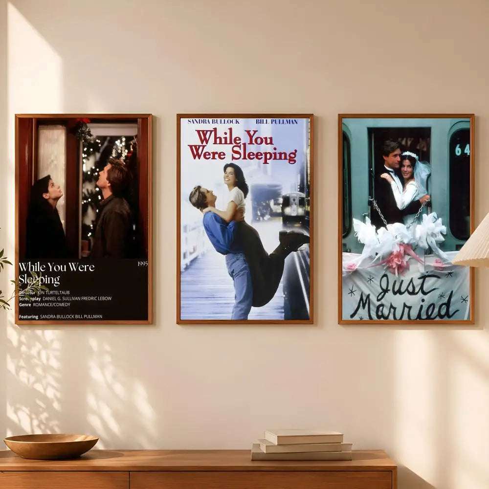 While You Were Sleeping Movie Poster – Self-Stick HD PVC Wall Art Movie Wall Poster Axl
