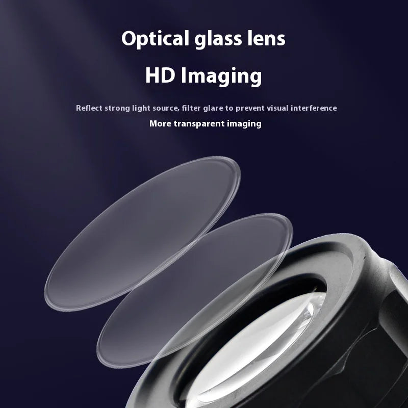 10X HD Magnifier UV LED Light Adjustable Focus & Scale Board HD Magnifier Loupe Axl