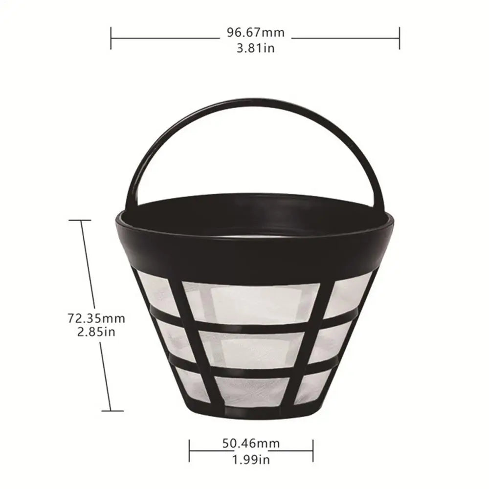 Reusable Cone Mesh Coffee Filter Basket – Espresso Strainer Coffee Filter Basket Axl As show