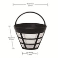 Reusable Cone Mesh Coffee Filter Basket – Espresso Strainer Coffee Filter Basket Axl As show