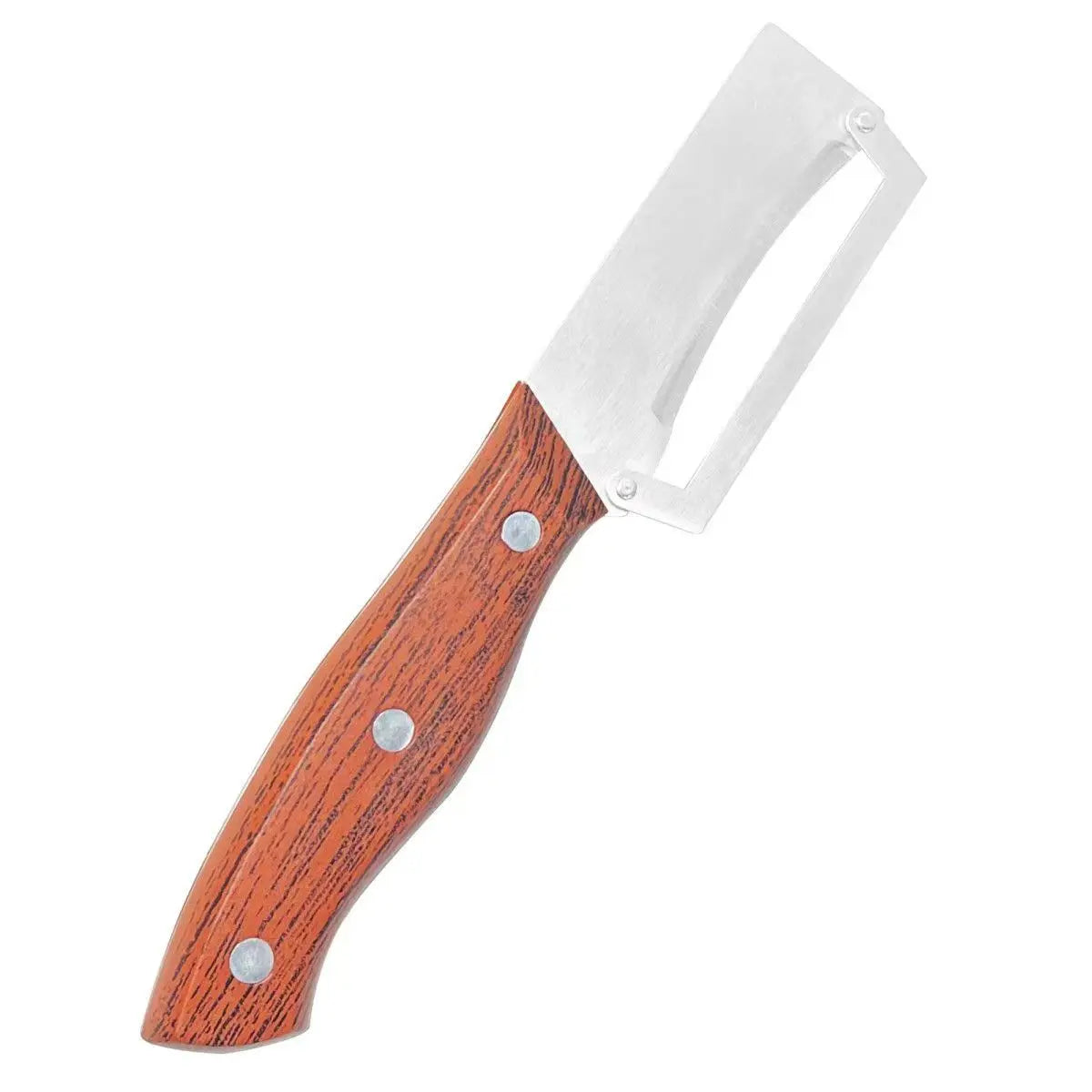 SHIBO Wooden Handle Paring Knife – Stainless Steel Fruit Peeler Paring Knife Axl 1pc knife