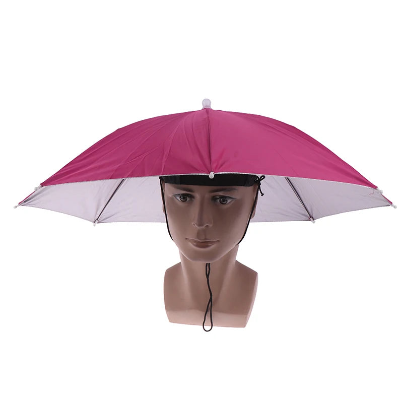 Foldable Umbrella Hat – Hands-Free Sun Cap for Fishing & Hiking Umbrella Hat Axl