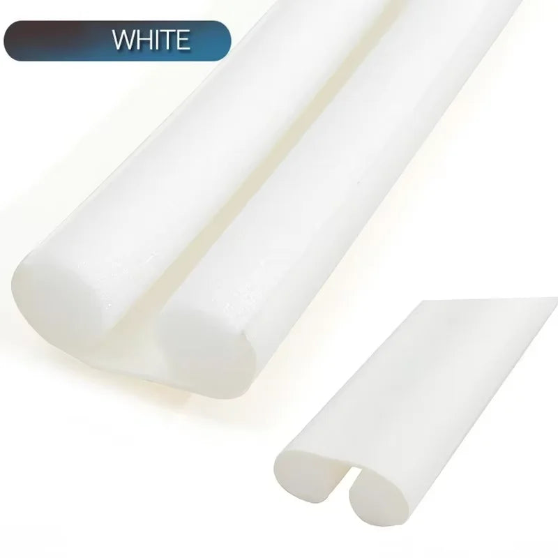 Flexible Door Bottom Seal Strip – Draft & Dust Blocker Door Draft Stopper Axl 1pc White