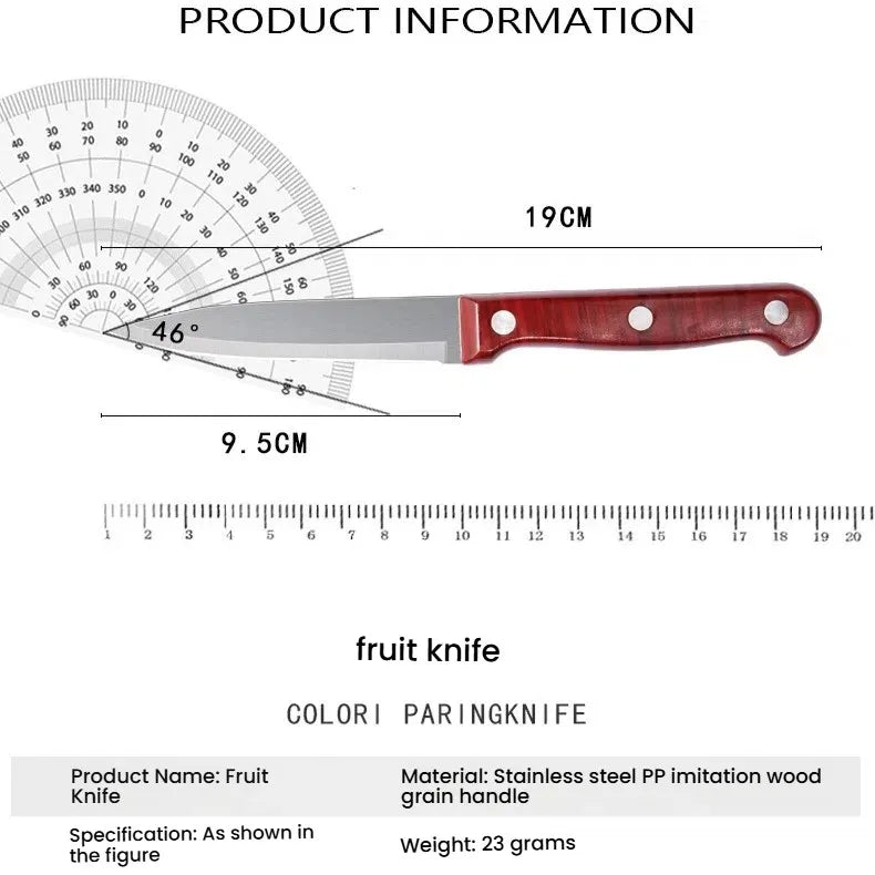 Stainless Steel Paring Knife – Fruit & Vegetable Slicer Paring Knife Axl
