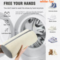 Shoe Laundry Bag – Soft Chenille Polyester Washer Protector Shoe Laundry Bag Axl White-1pc