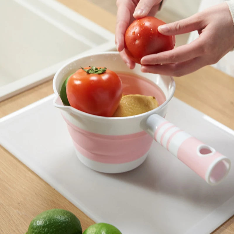 Large PP Folding Water Scoop – Long Handle Kitchen & Bath Folding Water Scoop Axl