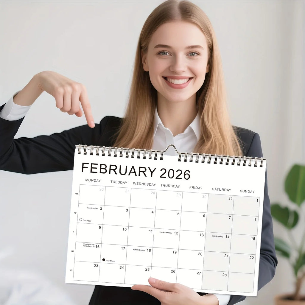 2026 Desktop Monthly Calendar | Daily Planner Jan 2026–Jun 2027 Desktop Calendar Axl