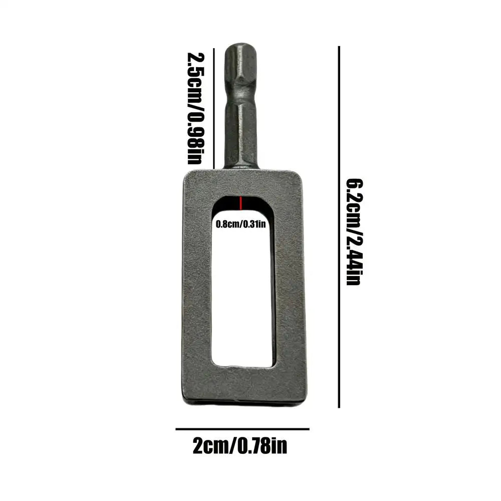 Wire Twister Drill Bit – Hex Cable Tying Tool for Fencing Wire Twister Bit Axl square